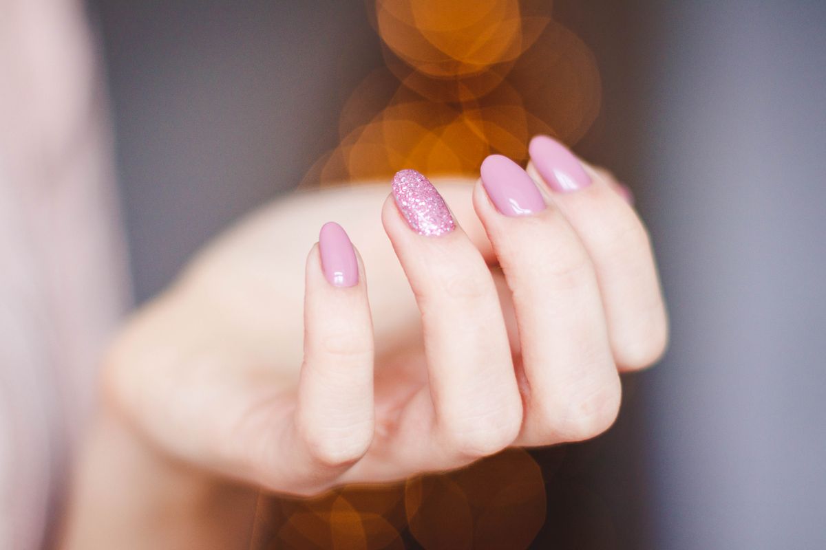 Manicure with organic polish at Ziva Nail Lounge