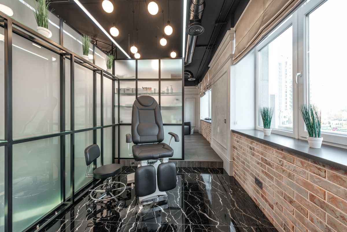 Nail lounge interior styled like Ziva Nail Lounge